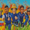 Fireman Sam Diamond Painting