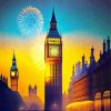 Fireworks London Bridge Diamond Painting