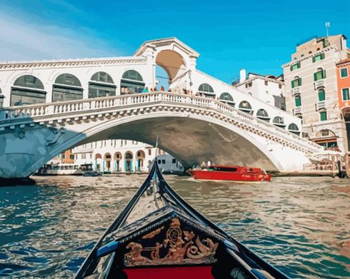 Italy Rialto Bridge Venice Diamond Painting