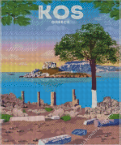 Kos Island Greece Poster Diamond Painting