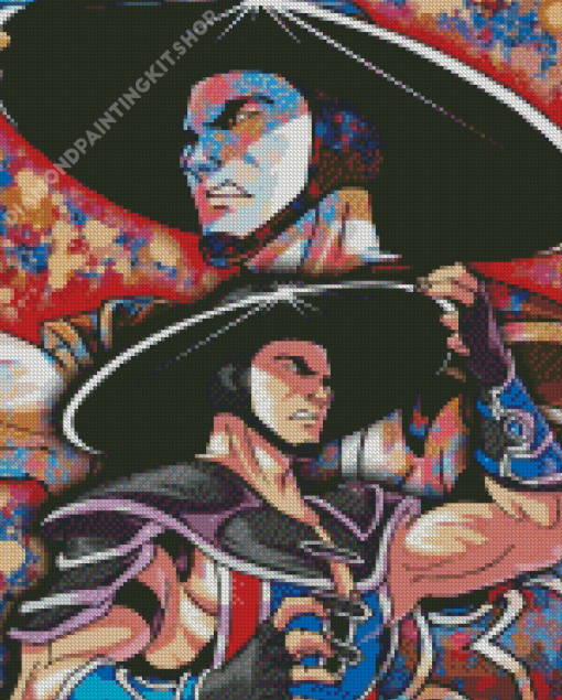 Kung Lao Anime Diamond Painting