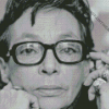 Marguerite Duras With Cigaret Diamond Painting