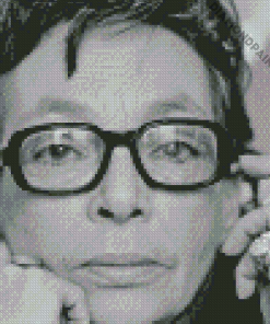 Marguerite Duras With Cigaret Diamond Painting