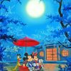 Minnie Mickey Summer Night Diamond Painting