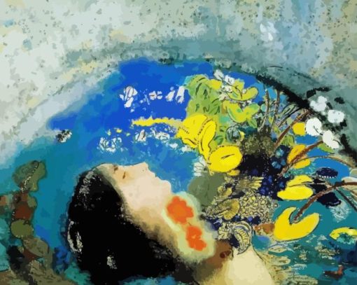 Ophelia By Odilon Redon Diamond Painting