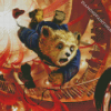 Paddington Falling Into Marmalade Diamond Painting