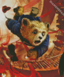 Paddington Falling Into Marmalade Diamond Painting