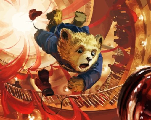 Paddington Falling Into Marmalade Diamond Painting