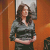 Paget Brewster Diamond Painting