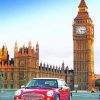 Red Mini Car In London Diamond Painting