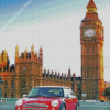 Red Mini Car In London Diamond Painting