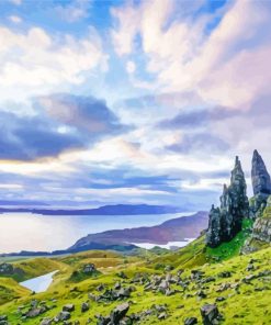 Scotland Old Man Of Storr Diamond Painting