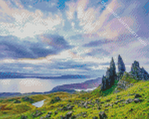 Scotland Old Man Of Storr Diamond Painting