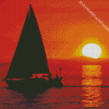 Sunset Sailboat Diamond Painting