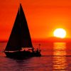 Sunset Sailboat Diamond Painting