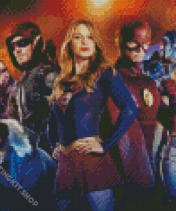 The Arrowverse Poster Diamond Painting