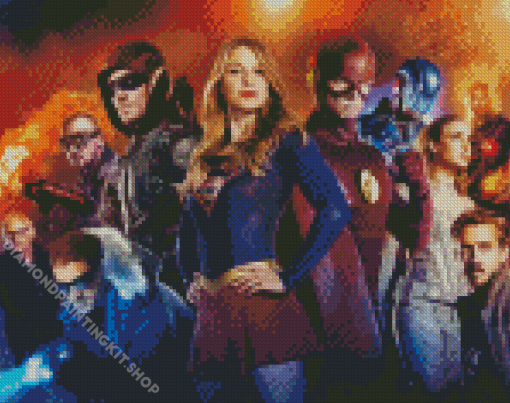 The Arrowverse Poster Diamond Painting