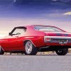 Vintage Red 71 Chevelle Car Diamond Painting