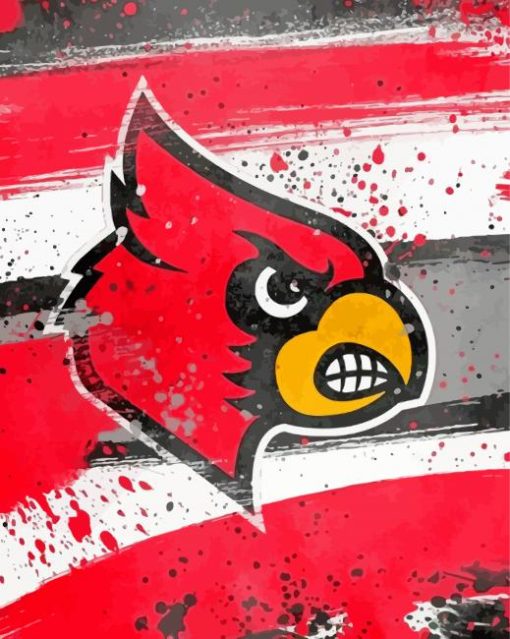 Louisville Cardinals Logo Diamond Painting