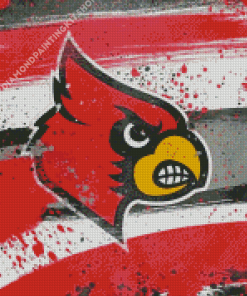 Louisville Cardinals Logo Diamond Painting