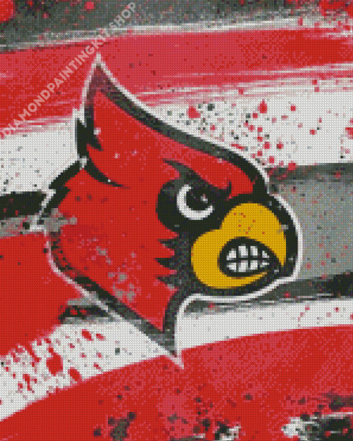 Louisville Cardinals Logo Diamond Painting