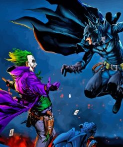 Batman Vs Joker Diamond Painting