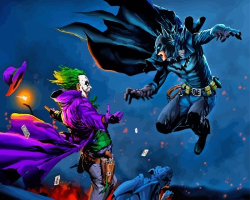 Batman Vs Joker Diamond Painting