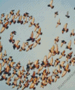 Birds Flock Diamond Painting