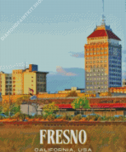 Fresno Usa Poster Diamond Painting