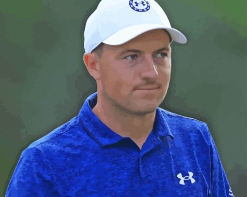 Jordan Spieth Professional Golfer Diamond Painting