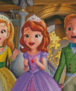 Sofia The First Animation Diamond Painting