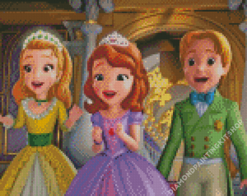 Sofia The First Animation Diamond Painting