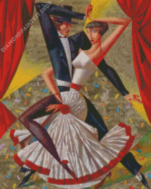 Tango Dancers By Georgy Kurasov Diamond Painting