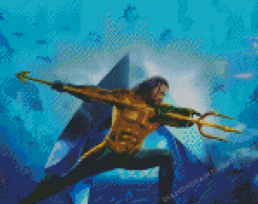 Aquaman Jason Momoa Diamond Painting