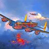 Avro Lancaster War Plane Diamond Painting