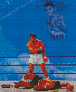 Boxer Muhammad Ali Diamond Painting