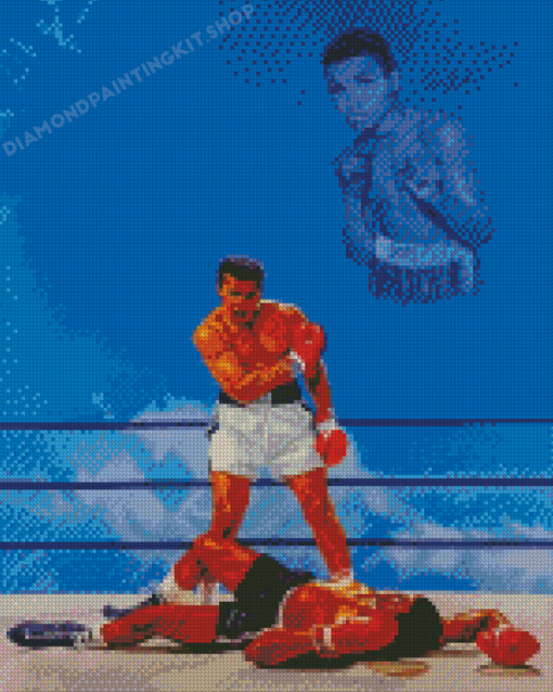 Boxer Muhammad Ali Diamond Painting