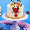 Christmas Reindeer Cake Diamond Painting