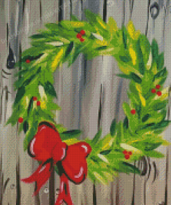 Christmas Wreath Diamond Painting