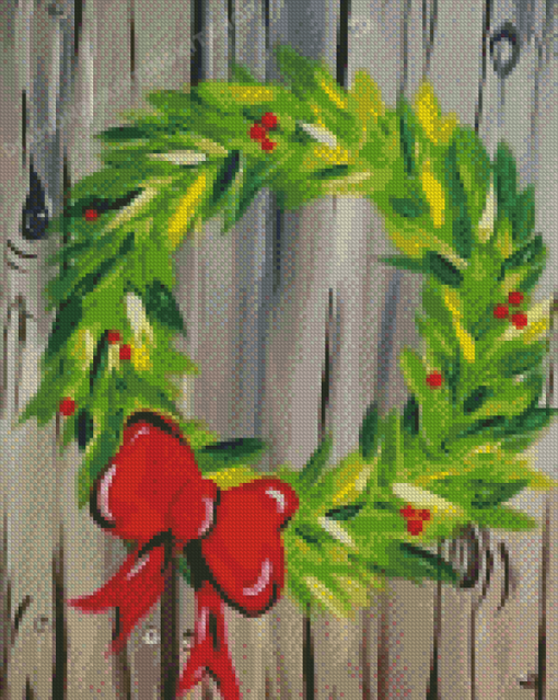 Christmas Wreath Diamond Painting