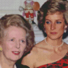 Margaret Thatcher And Princess Diana Diamond Painting