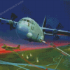 Military C130 Plane Diamond Painting