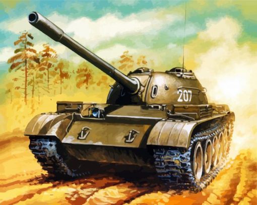 Military Tank Art Diamond Painting