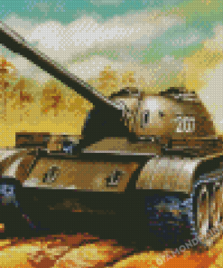 Military Tank Art Diamond Painting