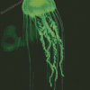 Neon Green Jellyfish Diamond Painting