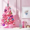 Pink Christmas Tree Diamond Painting