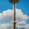 Space Needle In Seattle Tower Diamond painting