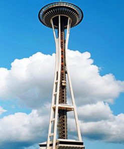 Space Needle In Seattle Tower Diamond painting