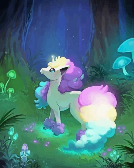 Ponyta Pokemon Diamond Painting