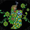 Colorful Peacock Bird Mandala Diamond Painting